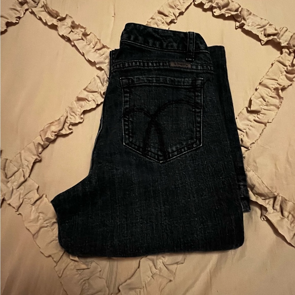 Liz Claiborne/Women's Dark Blue Bootcut Jeans size 2P